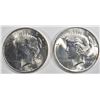 Image 1 : (2) 1922 PEACE DOLLARS VF