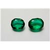 Image 2 : LOT OF 2 LAB CREATED OVAL MOLDAVITE