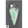 Image 1 : #137-NATURAL CHRYSOPRASE PENDANT