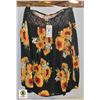 Image 1 : NEW LADIES MEDIUM SUNFLOWER LONG SLEEVE SHIRT