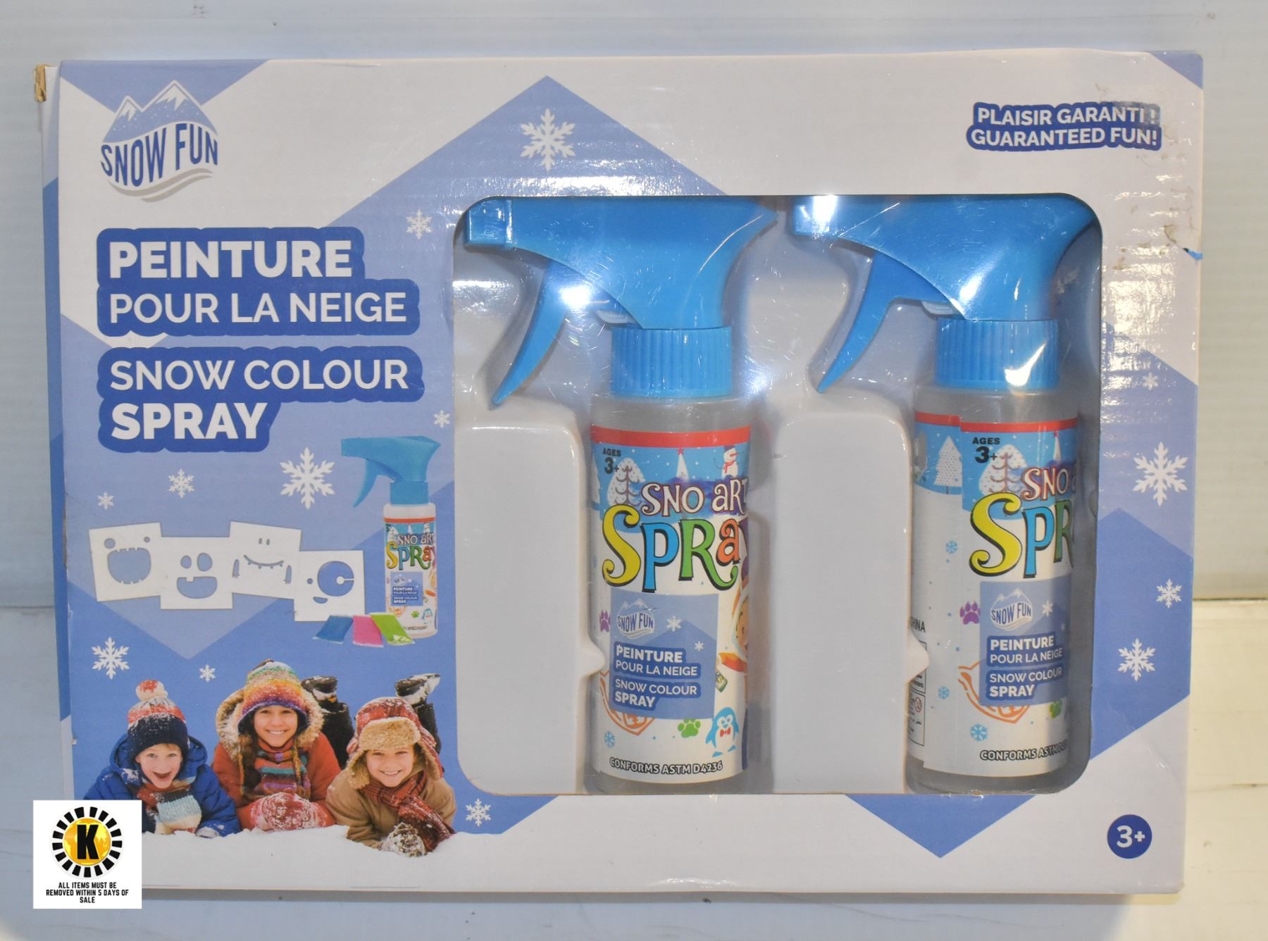 SNOW COLOR FUN SPRAY SET