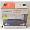 Image 1 : BROOK STONE SIZE: QUEEN 84 X 90 HEATED BLANKET