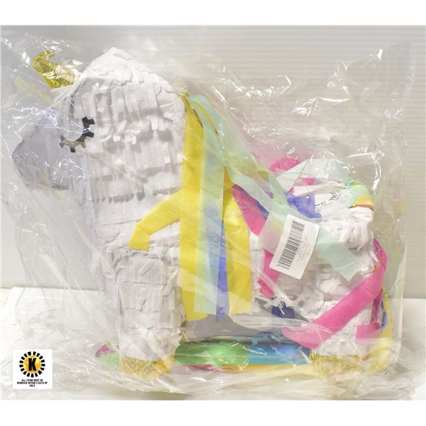 NEW KIDS BIRTHDAY PARTY PINATA KIT WITH UNICORN