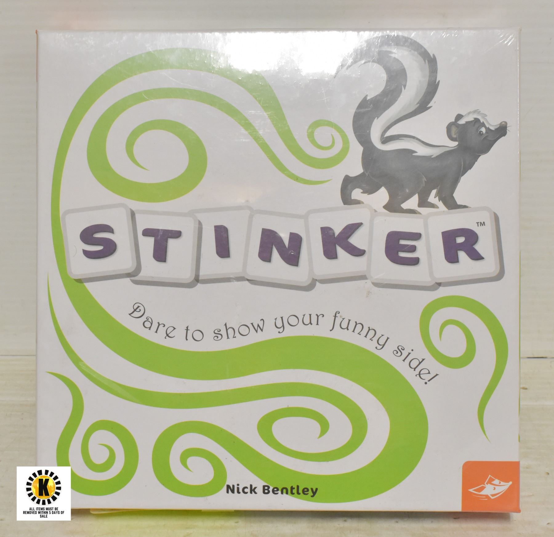 NEW SEALED STINKER BY NICK BENTLEY BOARD GAME