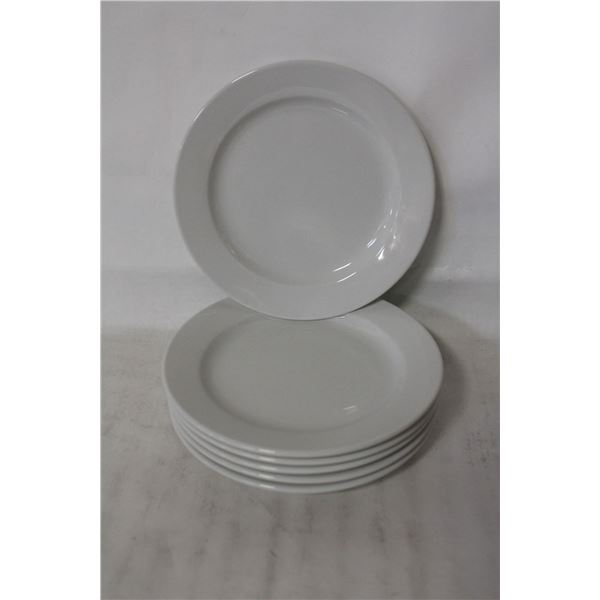 BOX OF 6 ARCOROC CARDINAL 7" PORCELAIN SIDE PLATES