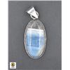 Image 1 : #142-NATURAL BLUE OPAL PENDANT