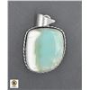 Image 1 : #136-NATURAL CHRYSOPRASE PENDANT