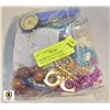 Image 1 : LRG BAG FULL OF VINTAGE MIX ESTATE JEWELRY-ESTATE