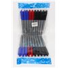 Image 1 : 2 NEW PACKS OF PERMANENT MARKERS BLUE, RED AND