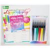 Image 1 : NEW 6PK OF CALLIGRAPHY/DRAWING PENS