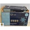 Image 1 : NEW 6 OUTDOOR LIGHT SETS (25 LIGHTS PER PACK)