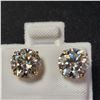 Image 1 : BZ1320-48 14K WHITE MOISSANITE EARRINGS