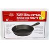 NEW BETTY CROCKER 6" CAST IRON FRYPAN