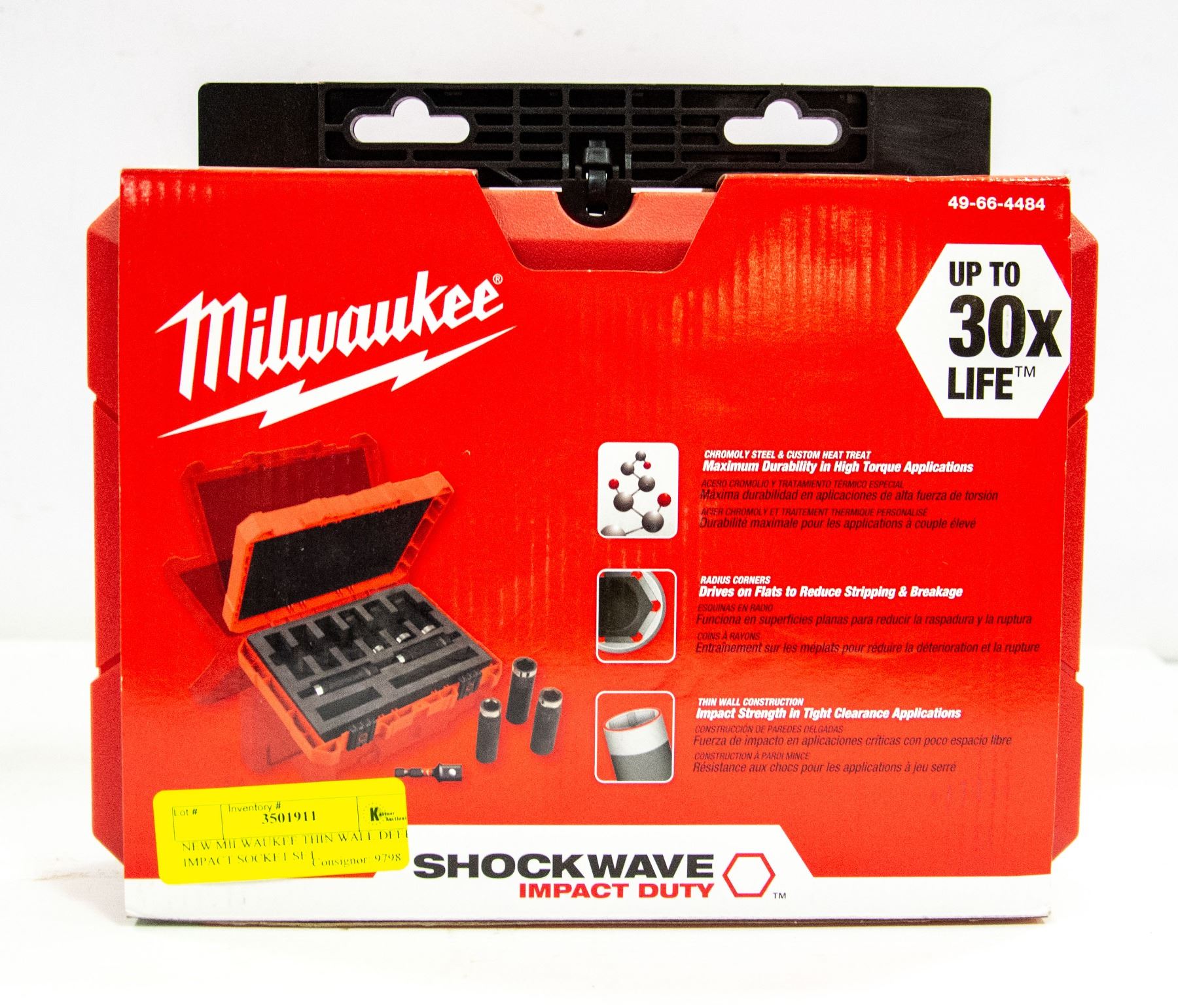 NEW MILWAUKEE THIN WALL DEEP IMPACT SOCKET SET