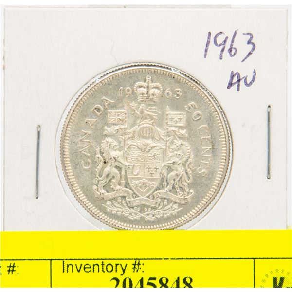 1963 CANADIAN SILVER HALF DOLLAR