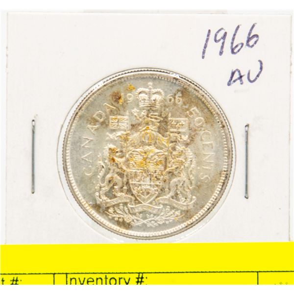 1966 CANADIAN SILVER HALF DOLLAR
