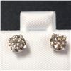 Image 1 : \BZ1216-58 14K WHITE GOLD DIAMOND EARRINGS