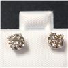 \BZ1216-58 14K WHITE GOLD DIAMOND EARRINGS