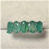 Image 1 : BZ1359-45 10K NATURAL EMERALD RING