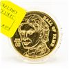 Image 1 : 24 KT GOLD PLATED WAYNE GRETZKY COIN LIMITED #2