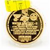 Image 2 : 24 KT GOLD PLATED WAYNE GRETZKY COIN LIMITED #1