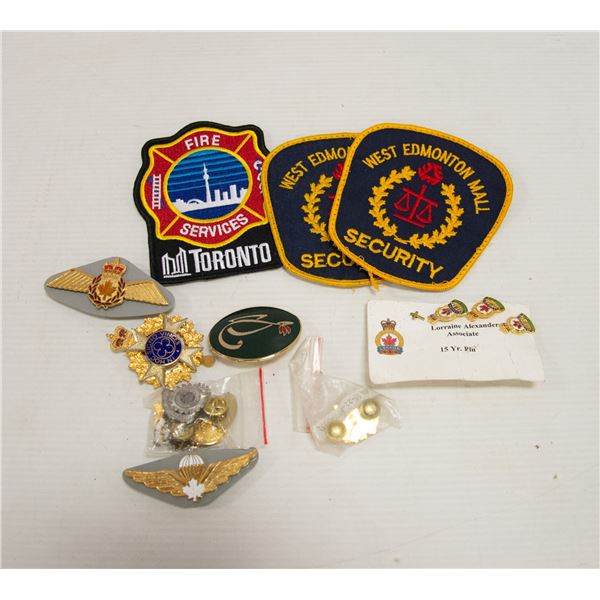 MILITARY BADGES AND PINS