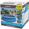 NEW JLEISURE AVENLI 8FT X 25" HIGH INFLATABLE POOL