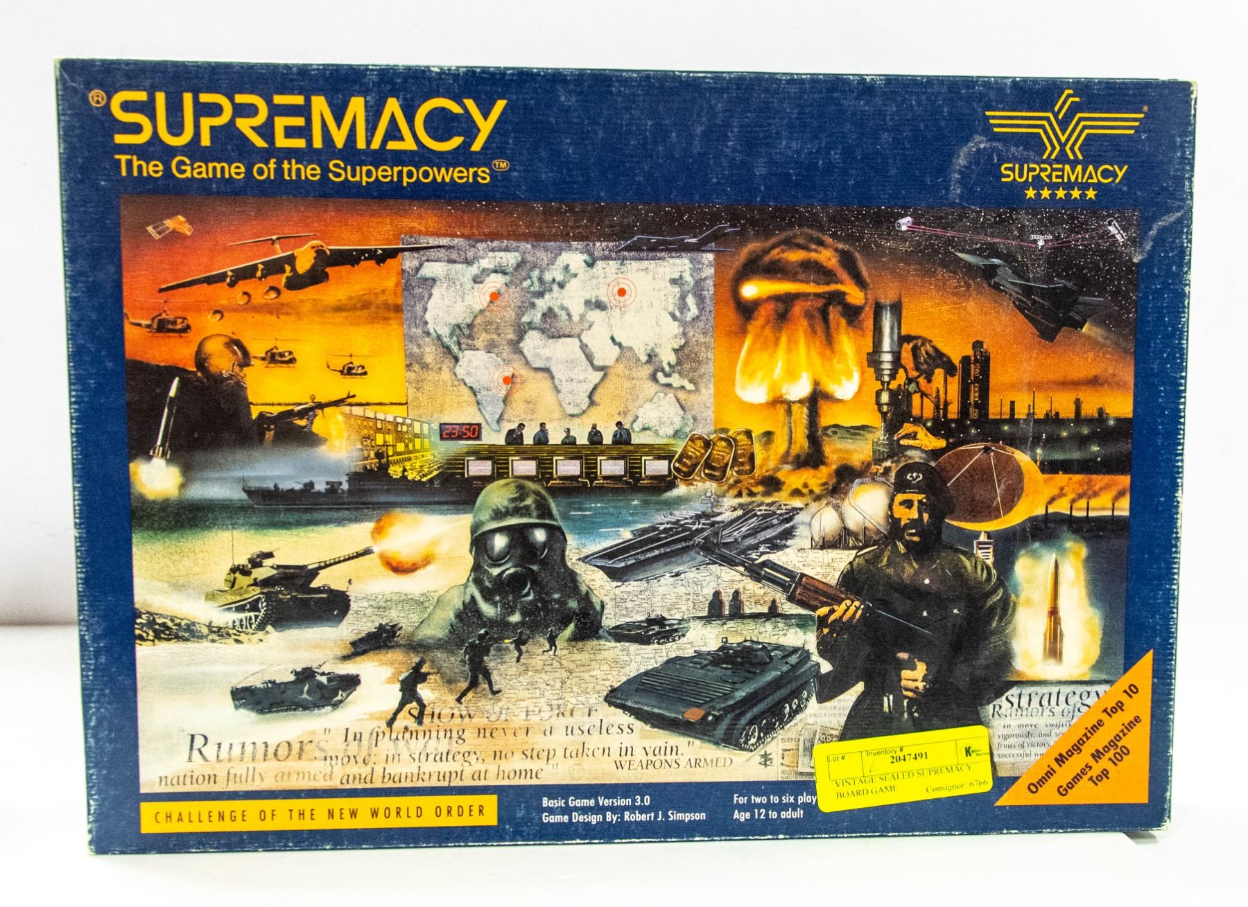 VINTAGE SUPREMACY BOARD GAME