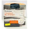 Image 1 : BROOKSTONE SIZE: KING 90 X 100 HEATED BLANKET