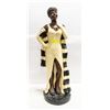 Image 1 : APPROX 3 FEET TALL BLACK JAZZ SINGER STATUE