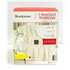 Image 1 : BROOKSTONE HEATED THROW 50 IN X 60 IN