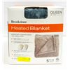 Image 1 : BROOKSTONE SIZE: QUEEN 84 X 90 HEATED BLANKET