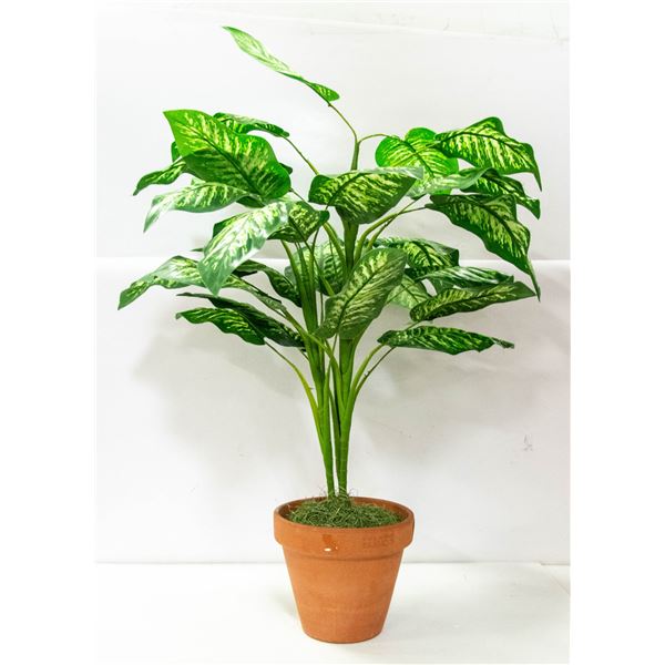 FAUX POTTED PLANT MADE IN ITALY APPROX H-36"