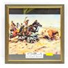Image 1 : CHARLIE RUSSELL WESTERN PICTURE FRAMED BY SAM