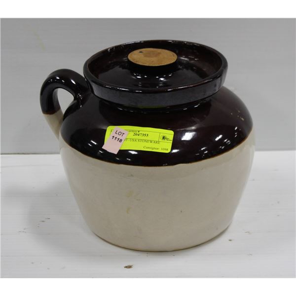 BEAN POT- USA STONEWARE