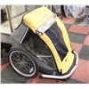 Image 1 : M.E.C. YELLOW BICYCLE TRAILER W/ TOW BAR & WEATHER