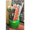 Image 1 : WRAPPING PAPER- ASSORTED LOT OF NEW ROLLS