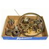 Image 1 : FLAT OF ANTIQUE LAMP PARTS
