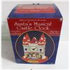 Image 1 : SANTA MUSICAL CASTLE CLOCK- NIB