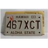 Image 1 : HAWAII MOTORCYCLE LICENSE PLATE