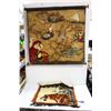 Image 1 : AMAZON 3FT LEATHER TREASURE MAP & VINTAGE