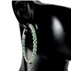 Image 1 : Natural Untreated Colombian Emerald Earrings
