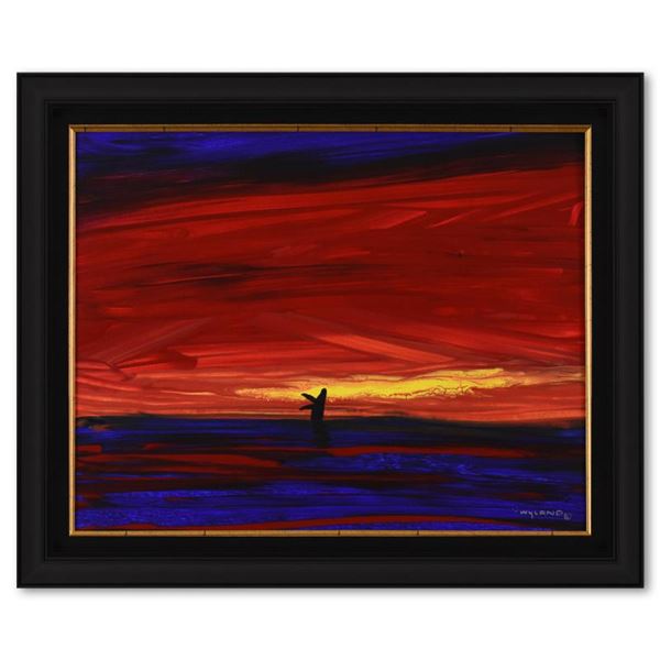 Breaching Whale by Wyland Original