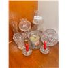 Image 1 : Crystal Vases Glass Candle Holders