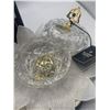 Image 2 : Killarney Crystal Jewellery Bowl 22K Trim