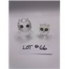Image 1 : Swarovski Crystal Owls 2" Large