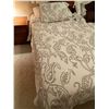 Image 1 : Single Bed Sears Opedic Good Condition Boxspring Mattress Blankets