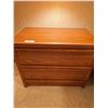 Image 1 : Teak Bedside Table 28L x 22H x 17D