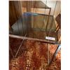 Image 1 : Modern Glass Side Table 20 x16D 16H