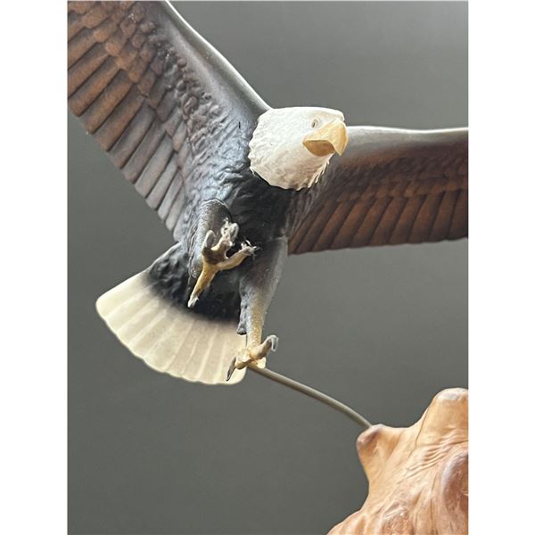 American Bold Eagle Statue by John Perry